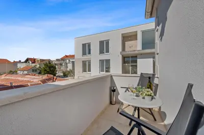 Balkon ili terasa u objektu Villa Carolus-Luxurious Dalmatia Villa