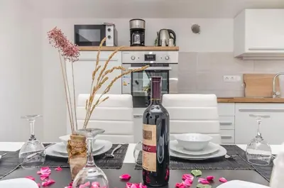 Kuhinja ili čajna kuhinja u objektu Apartment Tarle