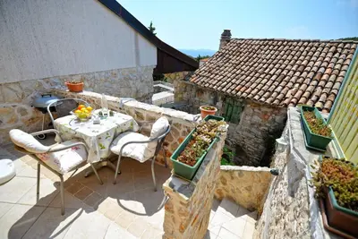 Balkon ili terasa u objektu Apartments Sunce