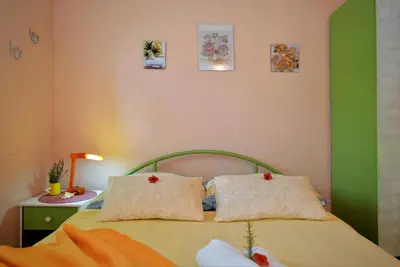Krevet ili kreveti u jedinici u objektu Apartments Sunce