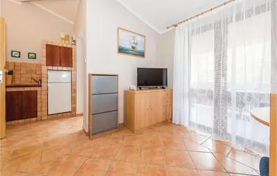 Kuhinja ili čajna kuhinja u objektu One-Bedroom Apartment In Grebastica