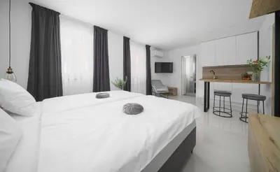Krevet ili kreveti u jedinici u objektu SIDRO Apartments