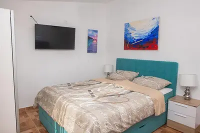Krevet ili kreveti u jedinici u objektu Family friendly house with a swimming pool Cista Velika, Vodice - 20227