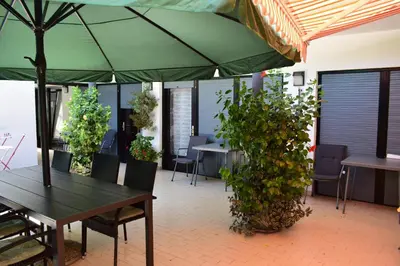 Vrt u objektu Rooms in Vodice with balcony, air conditioning, WiFi 4826-1