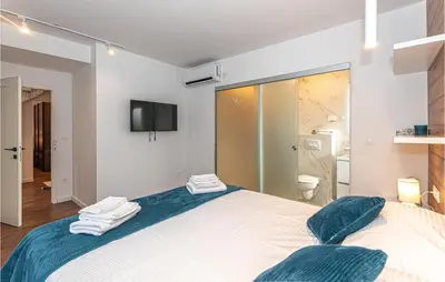Krevet ili kreveti u jedinici u objektu Cozy Home In Brodarica