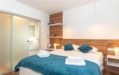 Krevet ili kreveti u jedinici u objektu Cozy Home In Brodarica