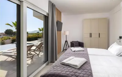 Krevet ili kreveti u jedinici u objektu Awesome Home In Vodice