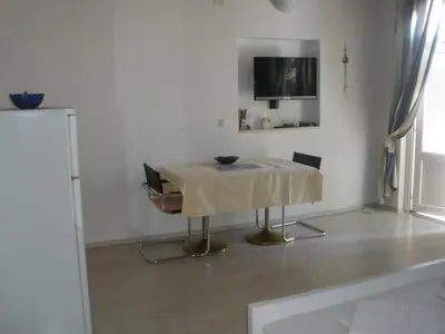 TV i/ili zabavni centar u objektu Holiday home in Vodice with terrace, air conditioning,WiFi 4449-1