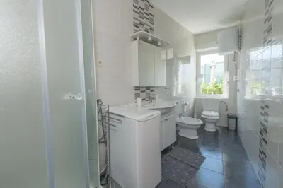 Kupaonica u objektu Apartment in Murter with sea view,air conditioning, WiFi 5026-4