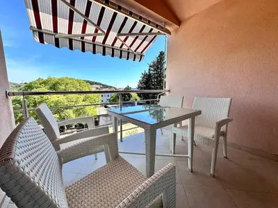 Balkon ili terasa u objektu Spacious Apt in Tisno Near Garden Resort – 4 Min