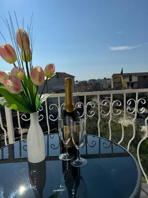Balkon ili terasa u objektu Apartments Triton