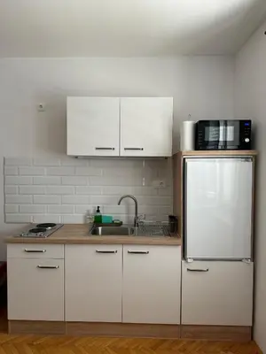 Kuhinja ili čajna kuhinja u objektu Beach House Murter