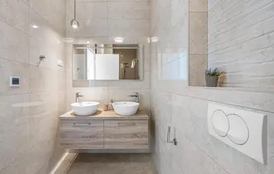 Kupaonica u objektu Beautiful Apartment In Jezera With Wifi