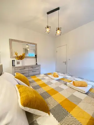Krevet ili kreveti u jedinici u objektu Gold Apartments