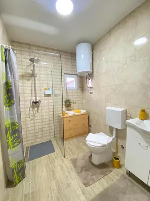 Kupaonica u objektu Gold Apartments
