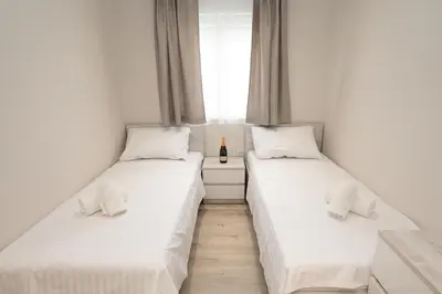 Krevet ili kreveti u jedinici u objektu Luxury apartman Imperio