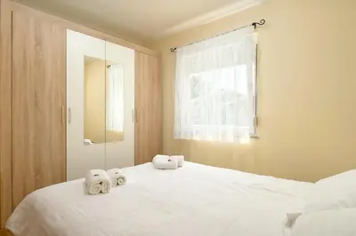 Krevet ili kreveti u jedinici u objektu APARTMANI SABB