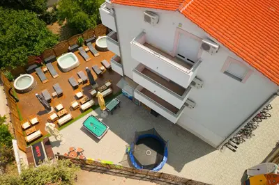 Balkon ili terasa u objektu APARTMANI SABB