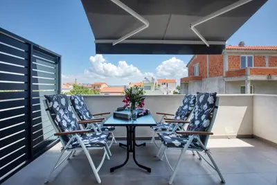Balkon ili terasa u objektu Apartments by the sea Betina, Murter - 20450