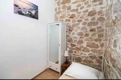 Krevet ili kreveti u jedinici u objektu Luxury stone house Amfora