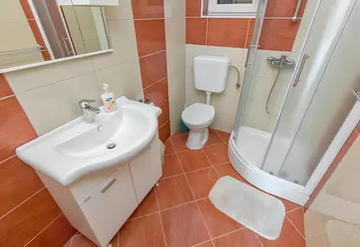 Kupaonica u objektu Villa Oasis near Krka Waterfalls