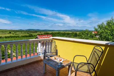 Balkon ili terasa u objektu MY DALMATIA - Holiday home Agro Casa with private heated pool