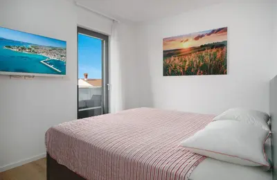 Krevet ili kreveti u jedinici u objektu Olive Balcony Vodice-Srima