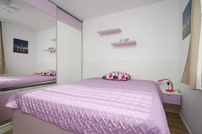 Krevet ili kreveti u jedinici u objektu Olive Balcony Vodice-Srima