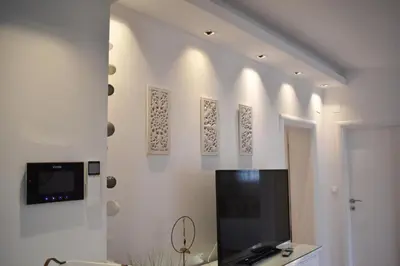 TV i/ili zabavni centar u objektu Apartments Beauty