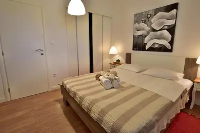 Krevet ili kreveti u jedinici u objektu Apartments Beauty