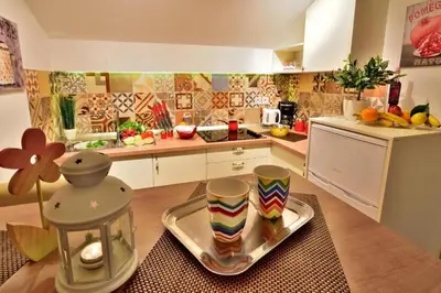 Kuhinja ili čajna kuhinja u objektu Apartments Beauty