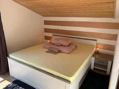 Krevet ili kreveti u jedinici u objektu Apartmany Rogoznica