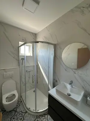 Kupaonica u objektu Apartments Beachwalk Heaven Milica