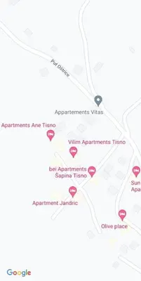 Tlocrt objekta Apartments Ane 1 Tisno