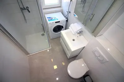 Kupaonica u objektu Apartments Ane 1 Tisno