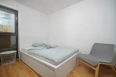 Krevet ili kreveti u jedinici u objektu Apartmani Podraduč 14