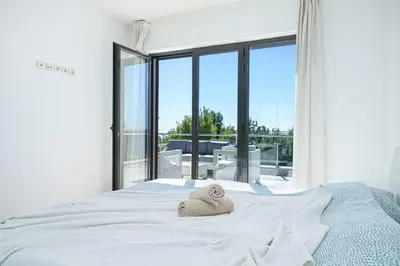 Krevet ili kreveti u jedinici u objektu Apartmani Podraduč 14
