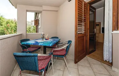 Tlocrt objekta Two-Bedroom Apartment In Grebastica