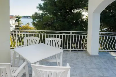 Balkon ili terasa u objektu Charming Beach Apartments, Brodarica, Šibenik City