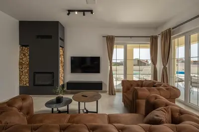 TV i/ili zabavni centar u objektu Villa Stina Jezera, Murter