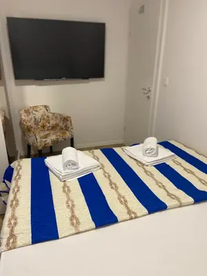 Krevet ili kreveti u jedinici u objektu Tisno Resort
