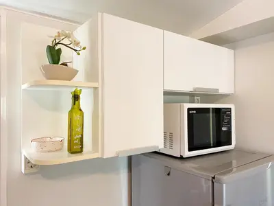 Kuhinja ili čajna kuhinja u objektu Mobile Home Sea Fairy , Jezera , Murter