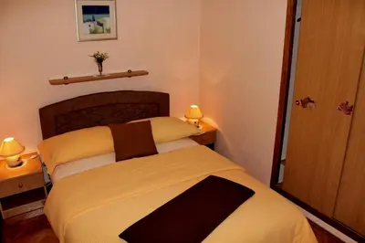Krevet ili kreveti u jedinici u objektu Apartments by the sea Brodarica, Sibenik - 20762