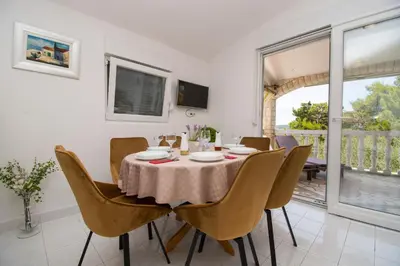 TV i/ili zabavni centar u objektu Apartment Jadrija sunset