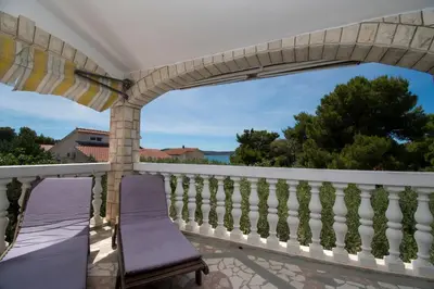 Balkon ili terasa u objektu Apartment Jadrija sunset