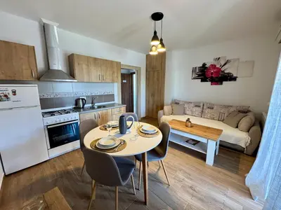 Kuhinja ili čajna kuhinja u objektu Apartments Nola
