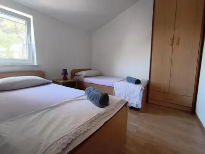 Krevet ili kreveti u jedinici u objektu VILLA VENDULA, 60 metrů od moře