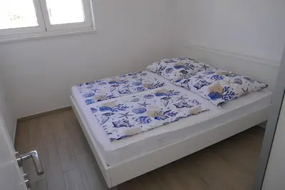 Krevet ili kreveti u jedinici u objektu Apartmani Villa Ana, Sibenik - Brodarica