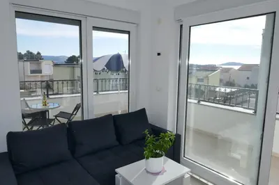 Balkon ili terasa u objektu Apartmani Villa Ana, Sibenik - Brodarica