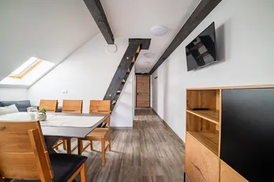 TV i/ili zabavni centar u objektu Eagle view Apartment Tisno